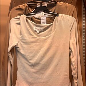 Pink Rose Cream Asymmetrical Blouse